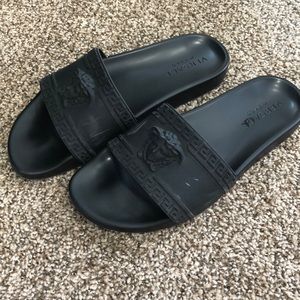 Versace flip flops size 10